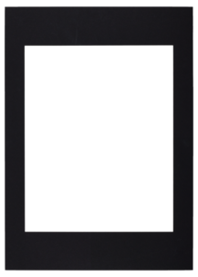 Passepartout på 50 x 70 cm, kartong