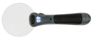 Forstørrelsesglass med belysning