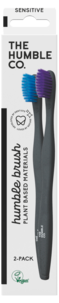Tandborste Plant Based The Humble Co sensitive vuxen 2-pack