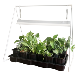 Växtbelysning med ställning LED, justerbar, vit