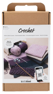 Creativ Company Start DIY Kit hekle oppvaskklut, nybegynner