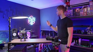 Steamplify Glow Light 14 tommer justerbart studiolys