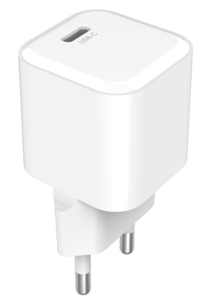 USB-C–Lightning Laturi, PD, 1 m, 3 A, 20 W, valkoinen