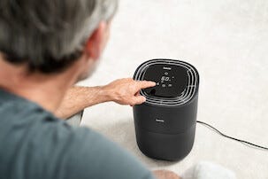 Beurer LB 200 luftfukter med stille nattmodus, 30 m2