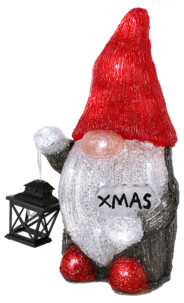 Tomte belysning utomhus LED 30,5 cm, Northlight