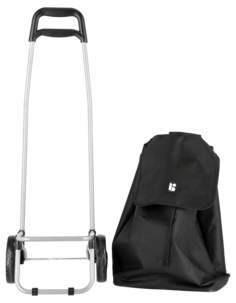 Ostoskärry kokoontaitettava, 40 l