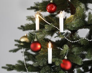 Trådløs juletrebelysning LED med fjernkontroll, Northlight