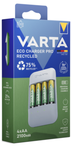 Varta Eco Charger Multi Recycled Paristolaturi 2100 mAh