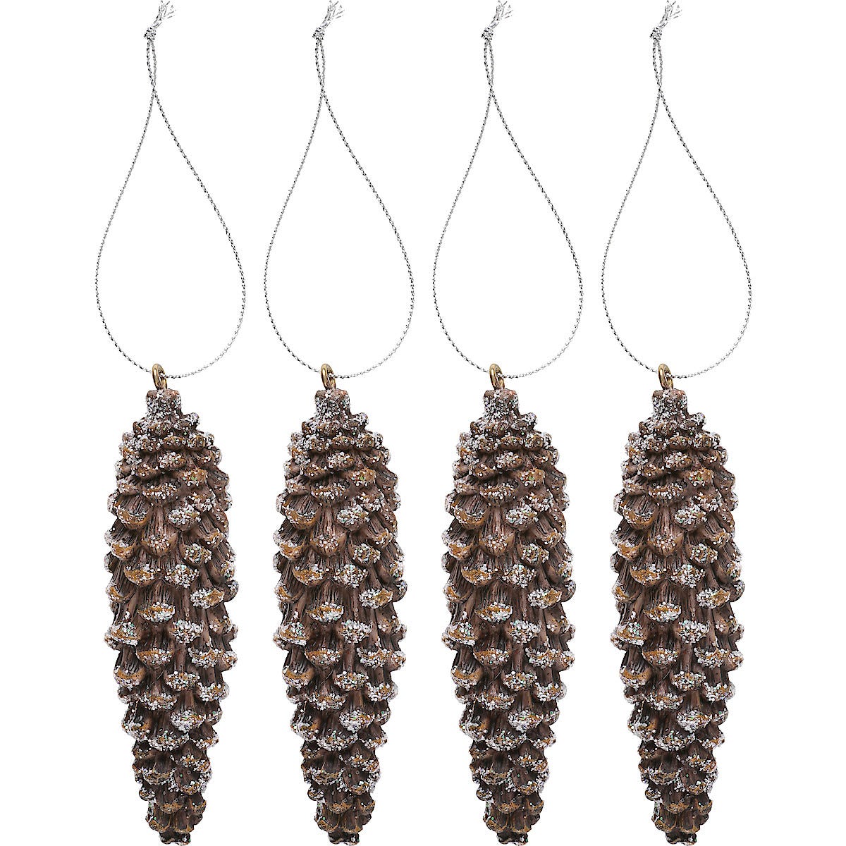 Juletrepynt, 4 pack kongler | Clas Ohlson Dekorasjonsfugler, 2 stk. | Clas Ohlson