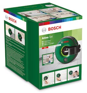 Bosch Atino-sats, linjelaser och extra gelkuddar