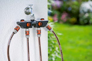 Gardena vattenfördelare, 4 uttag