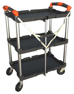 Hyllyvaunu, kokoontaitettava työkaluvaunu