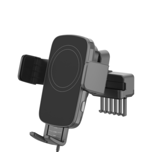 Mobilhållare för Tesla model Y och 3, trådlös Qi-laddning