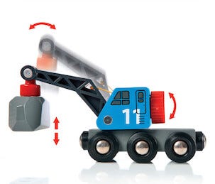 Brio World tog- og veibane, lastesett, fra 3 år