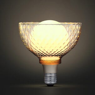 Dekorationslampa Gradient Smokey E27 LED 4,5 W varmvit