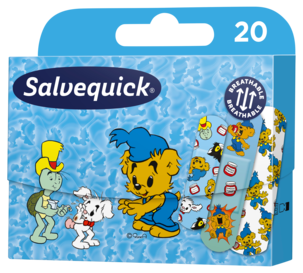 Salvequick plåster Bamse, 20-pack