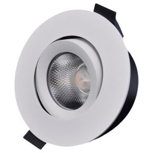 Designlight D-007 downlight LED varmhvitt 7 W IP44, hvit