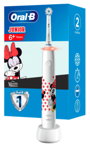 Oral-B Junior Minnie Mouse Sähköhammasharja, yli 6-vuotiaille lapsille