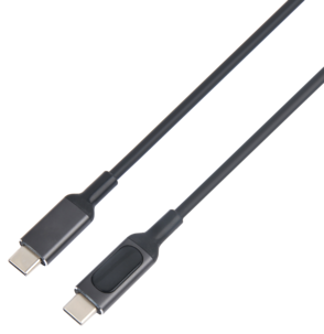 USB-C- till USB-C-kabel med display, 1 m