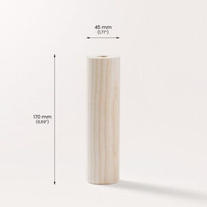 Prettypegs møbelbein Folke Little 170 Raw, 1-pakning