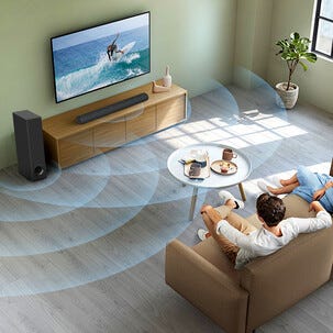 Exibel SE04PD lydplanke med subwoofer