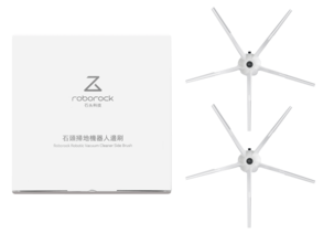 Roborock Sivuharja valkoinen 5-osainen kumi, 2 kpl