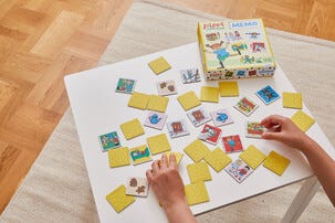 Pippi Langstrømpe Memo 36 deler barn, fra 3 år