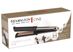 Remington One Straight & Curl Styler rette- og krølltang S6077
