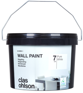 Väggfärg sidenmatt glans 7, volym 3 liter