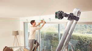 Bosch Quigo Green Ristilinjalaser, vihreä