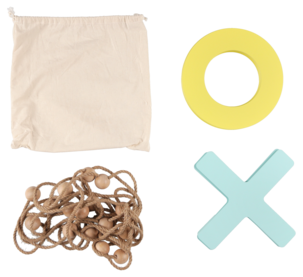 Tre på rad i tre, utendørs, fra 3 år