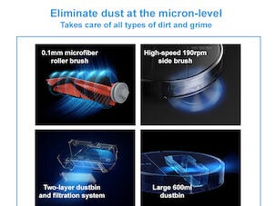 Dreame F9 Robotti-imuri, moppaava