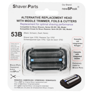 Barberhode 53B til barbermaskin Braun Series 5/6