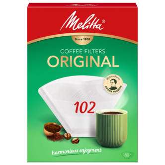 Melitta kaffefilter 102 original, 80-pack