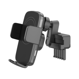 Mobilhållare för Tesla model Y och 3, trådlös Qi-laddning