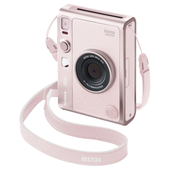 Instax Mini Evo kamera med skrivare och blixt rose