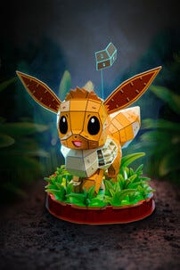 4D Build Pokémon Eevee 3D-puslespill, fra 12 år