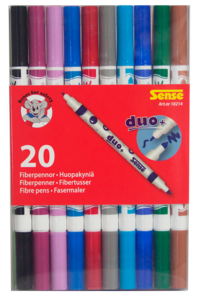 Tuschpennor med dubbelspets, Sense