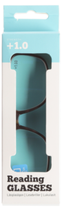 Blåljus läsglasögon, brun