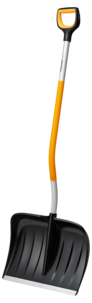 Fiskars X-Series snøskuffe, vinklet aluminiumsskaft