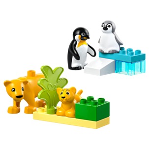 LEGO Duplo Villdyrfamilier: pingviner og løver 10442, fra 2 år