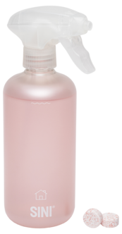 Sini allrengjøring sprayflaske og 2 tabs, startsett