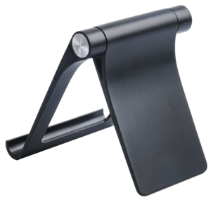 Teline tabletille ja puhelimelle, musta