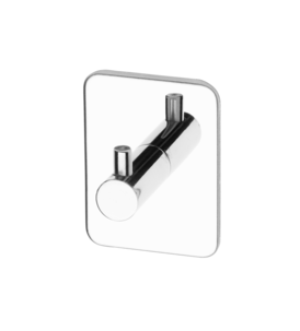 Habo Flair enkel självhäftande krok, metall