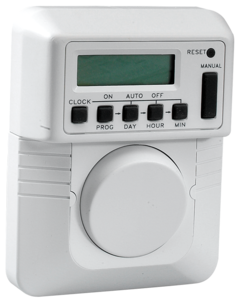 Porraskytkin jossa ajastin