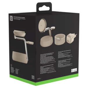 Belkin UltraCharge Pro 3-i-1 Qi2-lader, 25W
