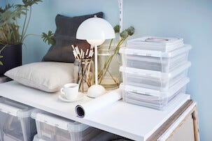 SmartStore Home förvaringslåda med lock