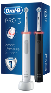 Oral-B PRO3 3900N Sähköhammasharja, 2 kpl