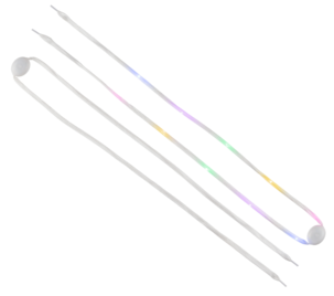 Kengännauhat, joissa vilkkuvat LED-valot, 2 kpl