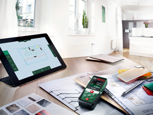 Bosch PLR 30 C, digital avståndsmätare med app